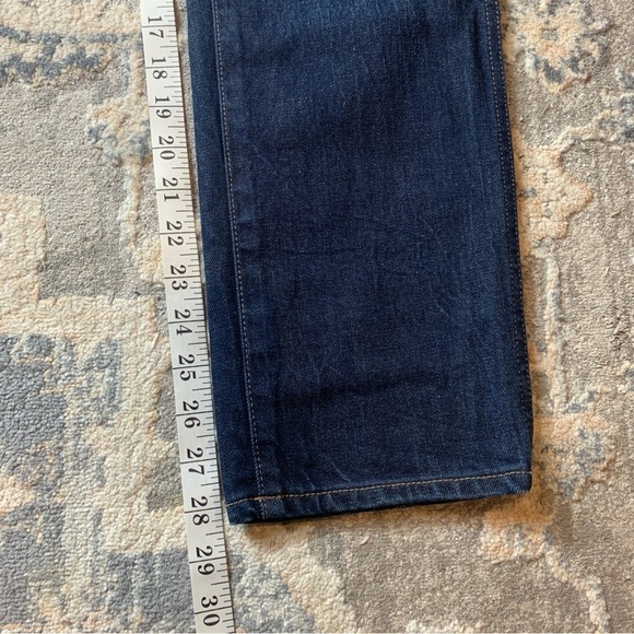 Women's J.Crew Vintage Straight Dark Blue Jeans - Picture 3 of 6